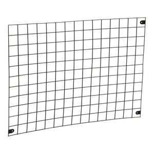 Panneau de grille Sæby mural 75 x 55 cm noir [en.casa]
