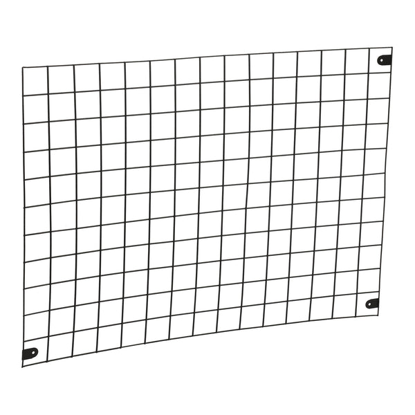 Panneau de grille Sæby mural 75 x 55 cm noir [en.casa]