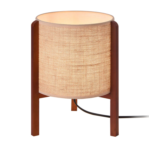 Lampe de table Solihull Beige / Marron [lux.pro]