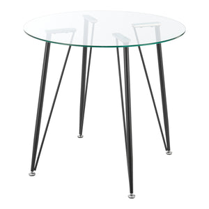 Table en verre Huittinen [en.casa]