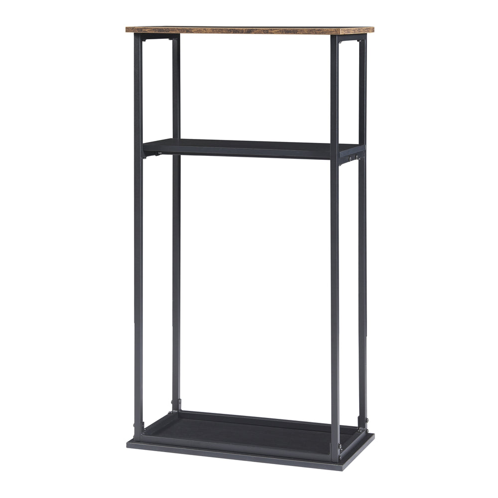 Range-bûches Turku avec étagères 60x30x112cm [en.casa] - premiumXL