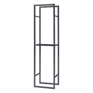 Range-bûches Ulvila pour intérieur 170 x 45 x 30 cm noir [en.casa] 