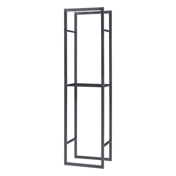 Range-bûches Ulvila pour intérieur 170 x 45 x 30 cm noir [en.casa] 