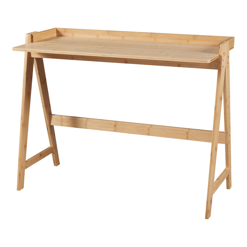 Bureau Härryda Bambou 107x47x81 cm Naturel [en.casa]