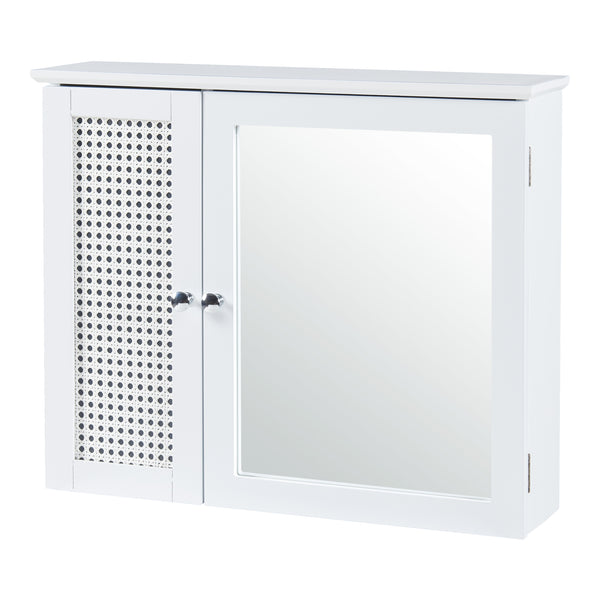 Armoire miroir Karlsøy 50x60x15cm Blanc [en.casa]