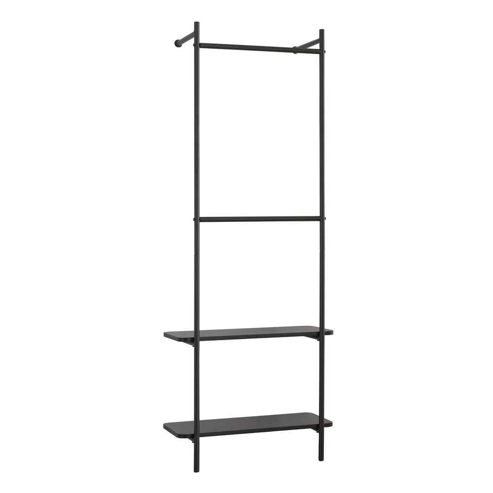 Wandgarderobe Bremanger 162x60x26cm Schwarz [en.casa] - premiumXL