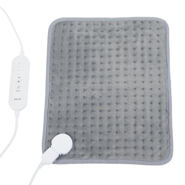 Coussin chauffant électrique Bella 80W 40x30cm Gris [en.casa]