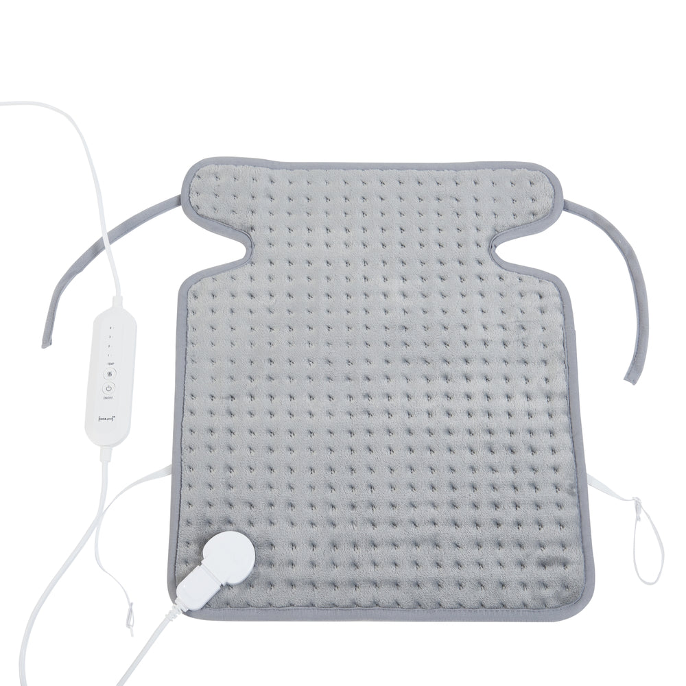 Coussin chauffant électrique Calvera 80W 50x40cm Gris [en.casa]