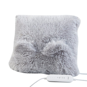 Coussin chauffant électrique Capurso 100W 40x40cm Gris [en.casa]