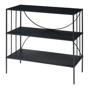 Console Baarn 65,5x70x32 cm Noir [en.casa]