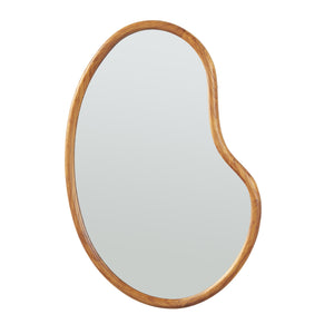 Miroir mural Jokioinen 75x55 cm aspect chêne [en.casa]