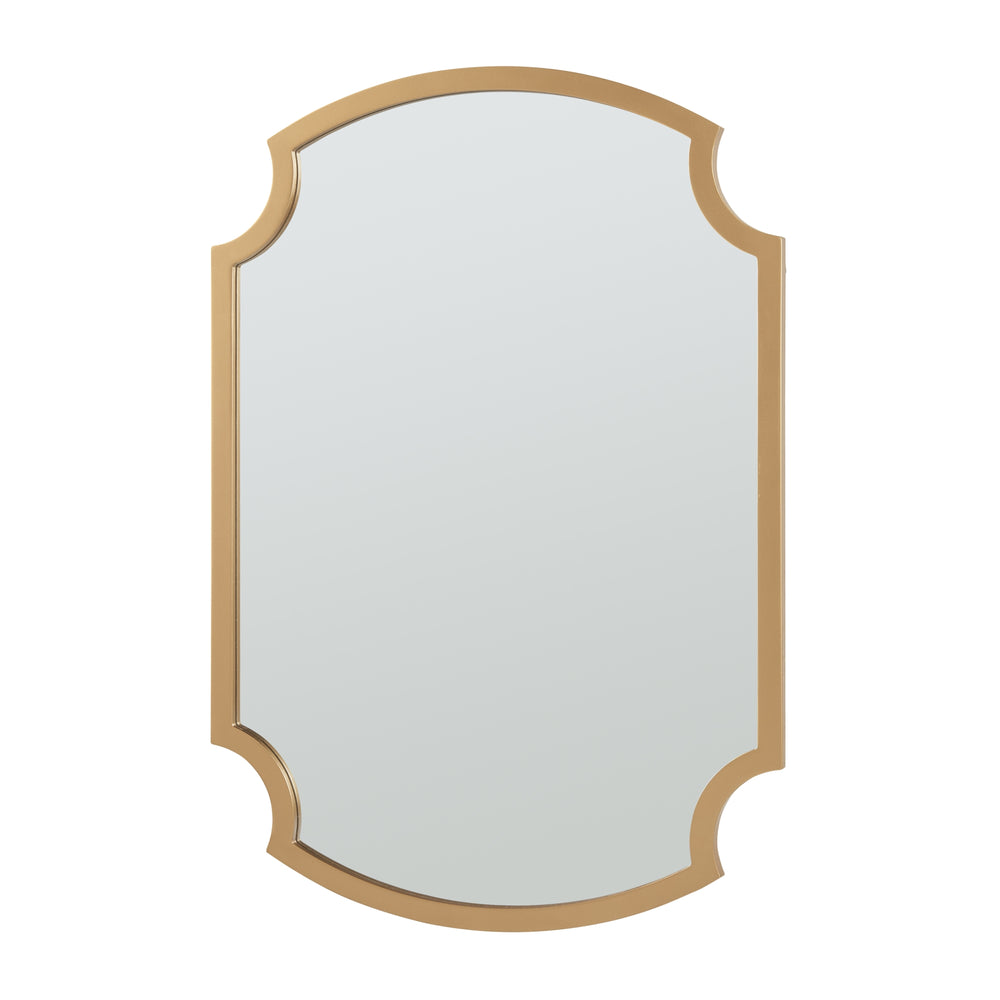 Wandspiegel Aura 80x55 cm Goldfarben [en.casa] - premiumXL