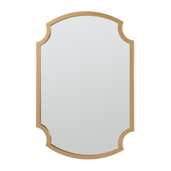 Miroir mural Aura 80x55 cm couleur or [en.casa]