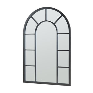 Miroir mural Enonkoski 90x60 cm Noir [en.casa]