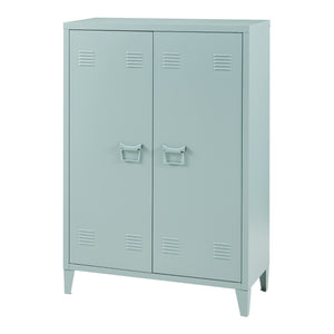 Armoire métallique Oripää - 110x75x33cm - Bleu gris