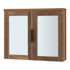 Armoire miroir Namsskogan 50x60x15cm aspect noyer [en.casa]