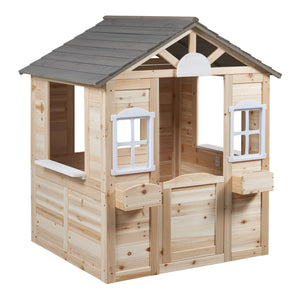Cabane de jardin Acciano pour enfants 131 x 113 x 97 cm sapin casa.pro