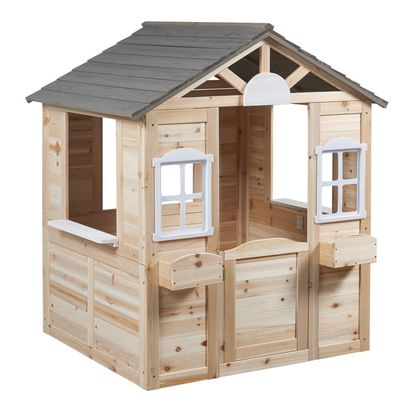 Cabane de jardin Acciano pour enfants 131 x 113 x 97 cm sapin casa.pro