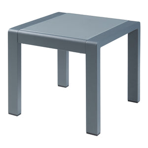 Table d'appoint de jardin Avise verre trempé 46 x 51 x 51 cm anthracite casa.pro