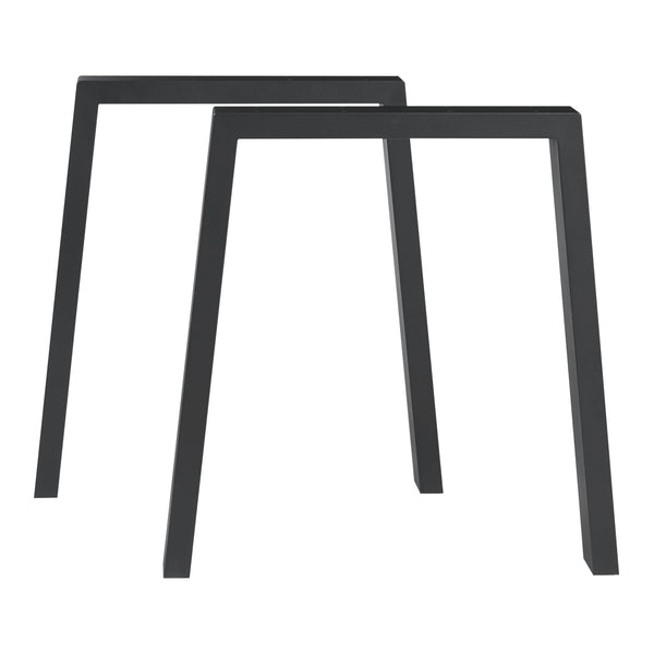 Structure de table Lot de 2 Kraftisried 72x70cm Noir [en.casa]