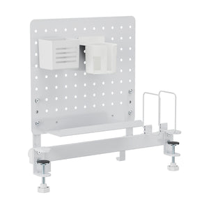 Organisateur de bureau Sauda à clipser 50x50 cm Acier Blanc [en.casa]