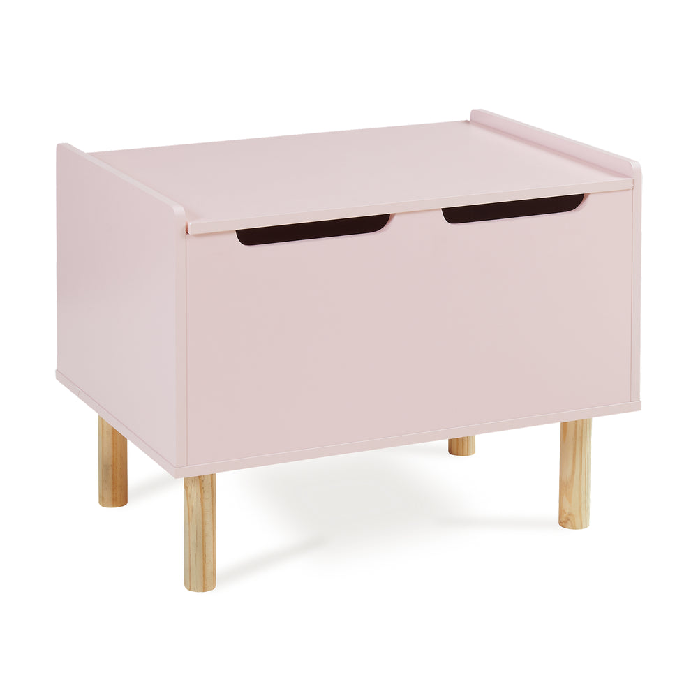 Coffre à jouets Virer 60 x 40 x 45 cm rose [en.casa]