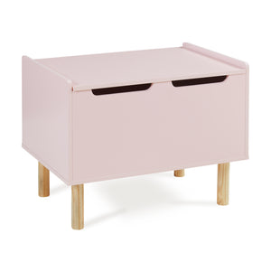Coffre à jouets Virer 60 x 40 x 45 cm rose [en.casa]