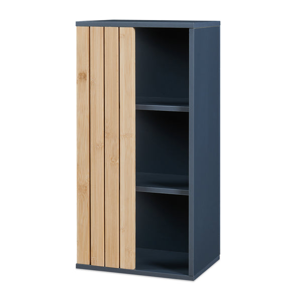 Armoire murale Svanes 60x30x20 cm Gris foncé/Nature [en.casa]