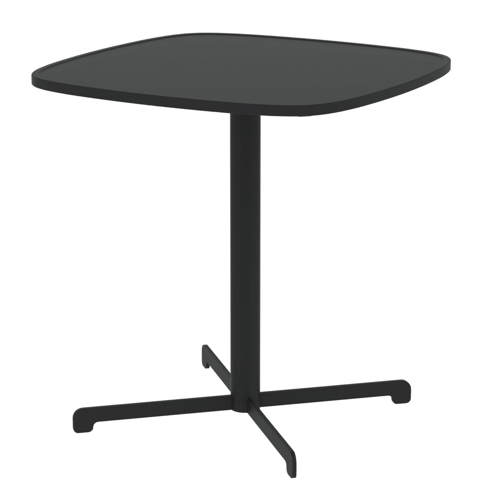 Table bistrot de jardin Foggia acier 75 x 70 x 70 cm gris anthracite casa.pro