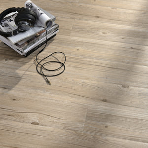 Revêtement de Sol Adhésif Lames Laminées PVC Vinyle Effet Naturel Compatible au Plancher Chauffant 7 Pièces 0,975 m² [neu.haus]