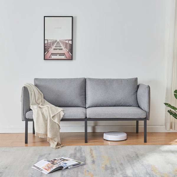Canapé 2 places Kamar 69 x 158 x 63 cm [en.casa] 