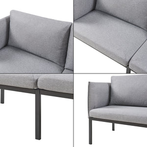 Canapé 2 places Kamar 69 x 158 x 63 cm [en.casa] 
