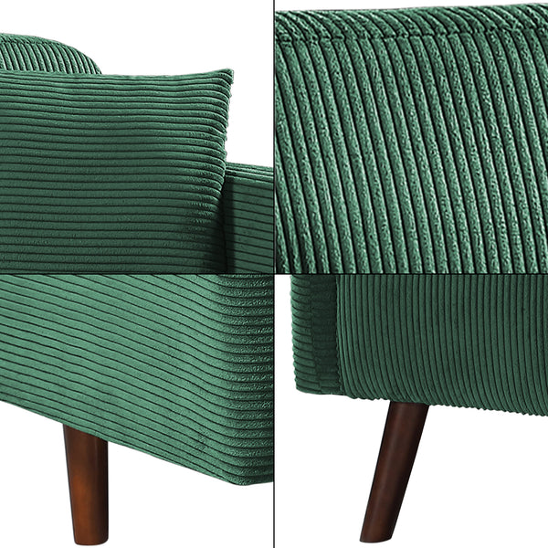 Canapé 2 places Midt 132x70x81 cm [en.casa]