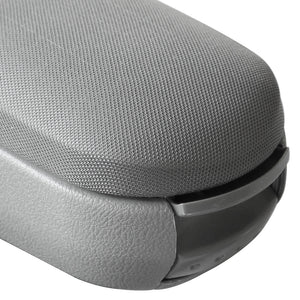 Accoudoir central Golf 4, Bora, Beetle avec compartiment de rangement Textile Gris pro.tec