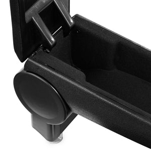 [pro.tec] Accoudoir central pour Volkswagen Passat B5 - avec compartiment - rembourré - textile - noir 