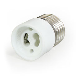[lux.pro] E27 adaptateur sur socle GU10 adaptateur d'agent lumineux convertisseur ampoule adaptateur adaptateur d'agent lumineux socle d'adaptateur adaptateur de lumière - 1 unité
