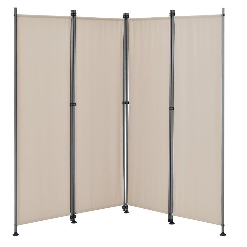 Croquis coté Paravent de Confidentialité Modica à 4 Panneaux pour Extérieur Intérieur 215 x 170 cm [pro.tec]