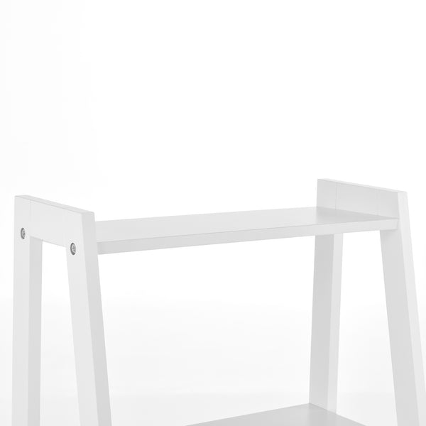 Étagère de Rangement Himare Escalier 90 x 43 x 32 cm Blanc [en.casa]