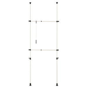 Porte-manteau télescopique Kemi Blanc [en.casa]