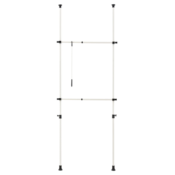 Porte-manteau télescopique Kemi Blanc [en.casa]