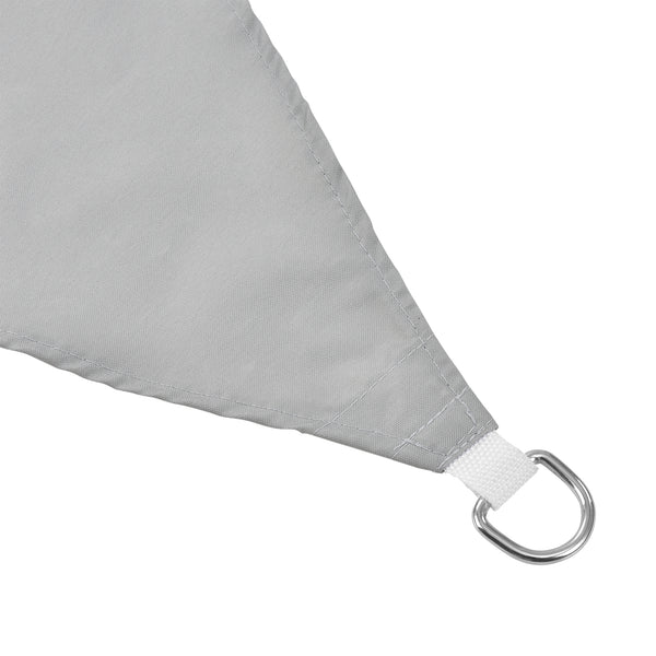 Bâche d'ombrage rectangulaire 300x500 cm gris clair en.casa