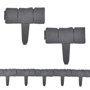 Palissade Hellín gris avec aspect du caillou [casa.pro]