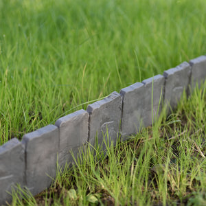 Palissade Hellín gris avec aspect du caillou [casa.pro]