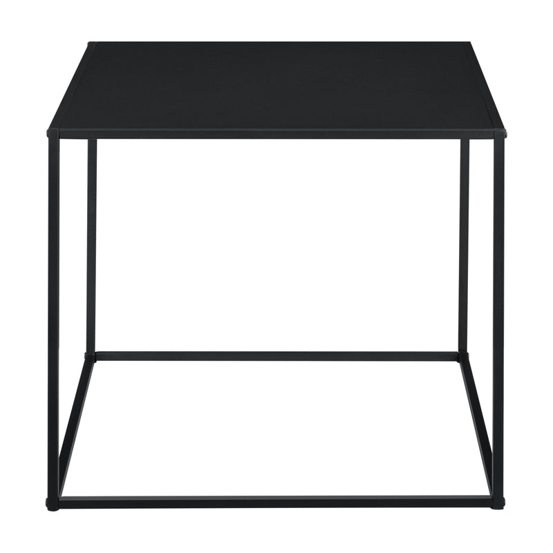 Croquis coté Table Console en Métal Plusieurs tailles Noir Mat [en.casa]