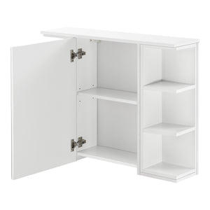 Armoire de salle de bain Harstad 64x80x20 cm Blanc [en.casa]