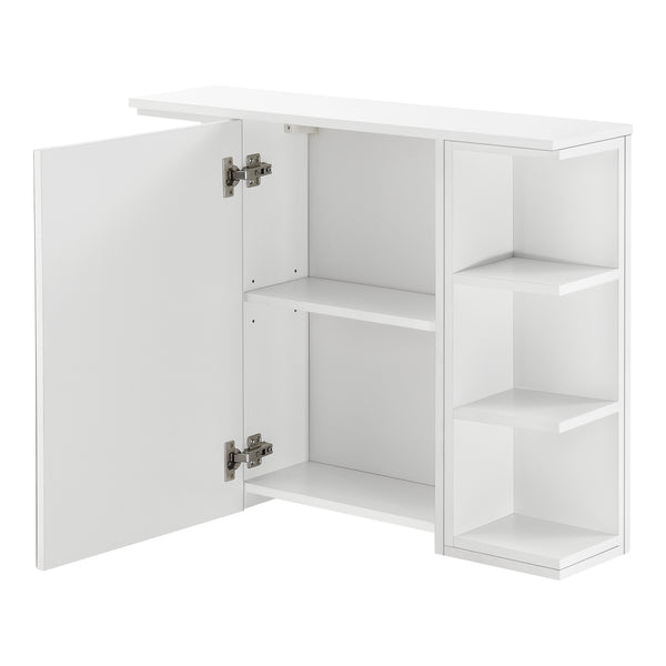 Armoire de salle de bain Harstad 64x80x20 cm Blanc [en.casa]