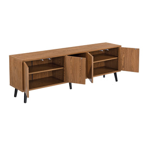 Table TV Hedemora 140x30x45,5 cm Ton bois foncé en.casa