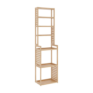 Étagère à 7 niveaux Forssa pour salle de bain cusine salon 165 x 42 x 28 cm [en.casa]