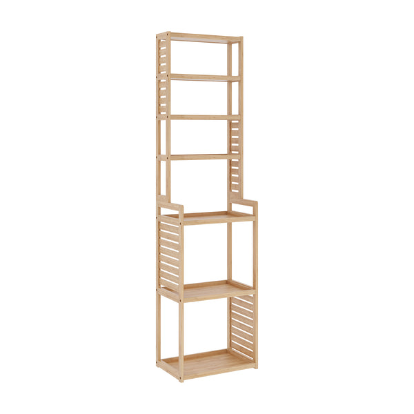 Étagère à 7 niveaux Forssa pour salle de bain cusine salon 165 x 42 x 28 cm [en.casa]