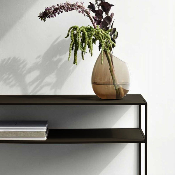 Table console Kuhmo 85 x 80 x 30 cm Noir [en.casa]